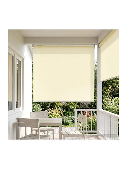 vidaXL Roller Blinds Partial Blackout Beige W140xH230cm 42041185