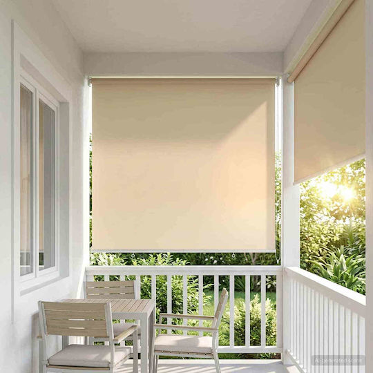 vidaXL Rollos Partieller Blackout P120xH140cm 42041221 Beige