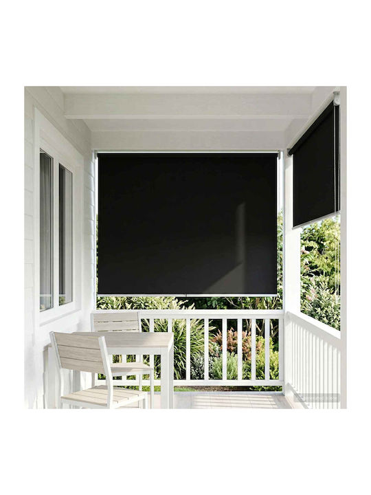 vidaXL Roller Blinds Partial Blackout Black W14...