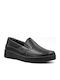 Ανατομικά Γυναικεία Slip-On Δερμάτινα Γκρι