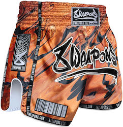 Σορτσάκι Muay Thai 8 Weapons Vivo Magma Orange Σορτσάκι Muay Thai 8 Weapons Vivo Magma Orange