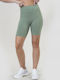 Training Women's Leggings-Shorts High Waist Green