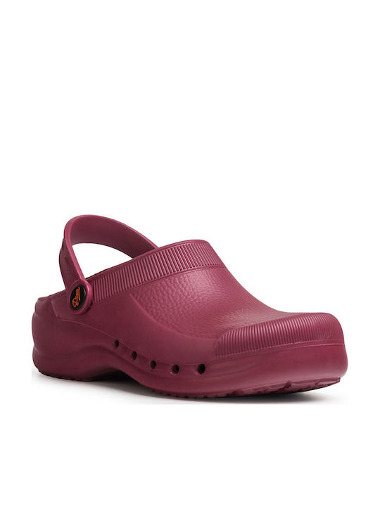 Dian Dian Damen Anatomisch Holzschuhe Burgundis...