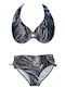 Set Bikini Animal Print Μαύρο