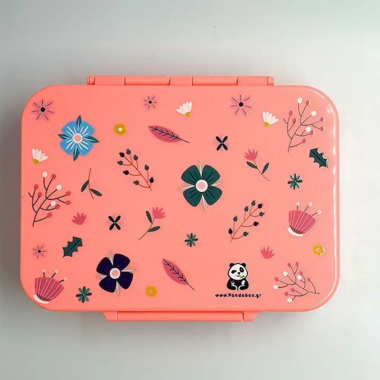 Lunch Bentobox 850ml Pandaboo – 5 Μοναδικά Σχέδια Λουλούδια