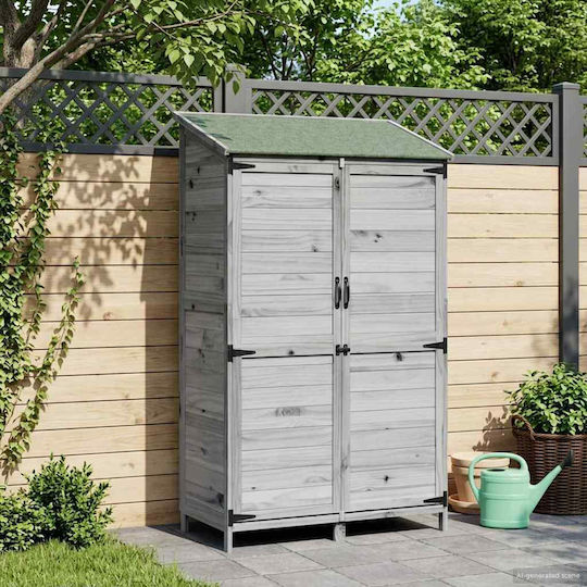 Wooden Garden Shed 1.065x0.56x1.76m Wooden Garden Shed 1.065x0.56x1.76m