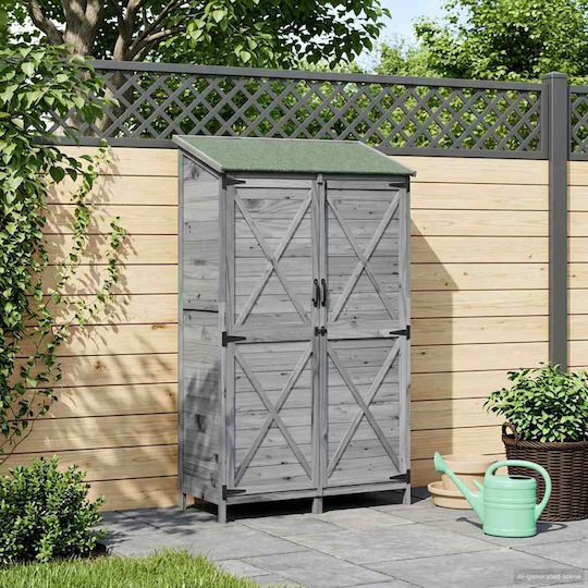 Wooden Garden Shed M1.06xW0.56xH1.765m