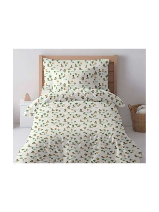 Astron Italy Single Cotton Sheets Set Dino Dino...