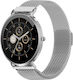 Denver 43mm Smartwatch με Παλμογράφο (Silver - Gray/Silver)