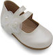 Gorgino Christening Leather Pumps Ecru 2368-Ecru