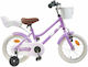 vidaXL 14" Παιδικό Ποδήλατo BMX Μωβ