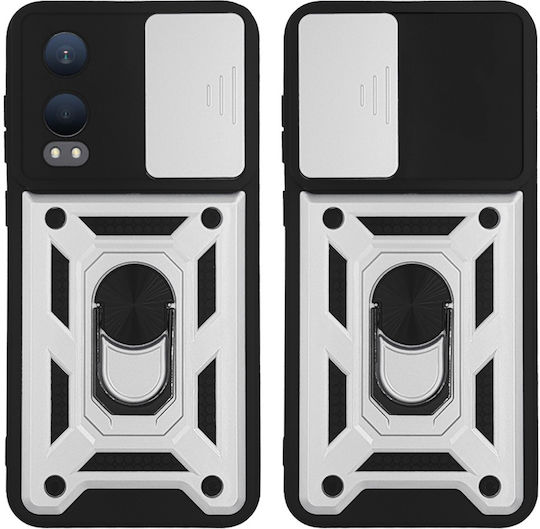 Калъф Ring Armor Campro Sonique Oneplus Oneplus Nord Ce 4 Lite 5g Сребрист