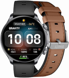 Gravity GT35-1 50mm Schwarze Smartwatch Gravity GT35-1 50mm Schwarze Smartwatch