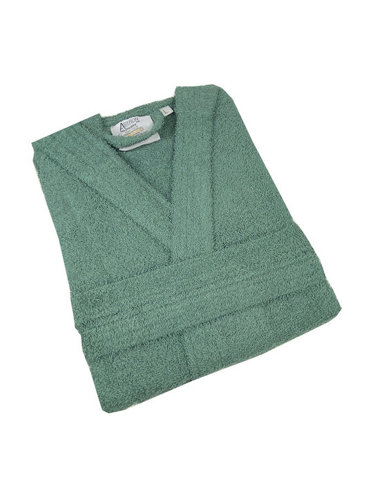 Astron Italy Bathrobe Hooded Green