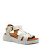 Leather Women's Anatomic White Sandals