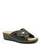 Leather Women's Anatomic Black Sandals