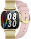 Gravity GT32-1 41mm Smartwatch with Heart Rate Monitor (Golden)