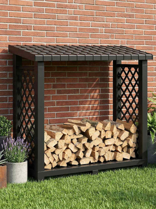 vidaXL Raft De Depozitare Lemn 114x46x101cm Gri