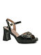 Leather Anatomic Black Sandals