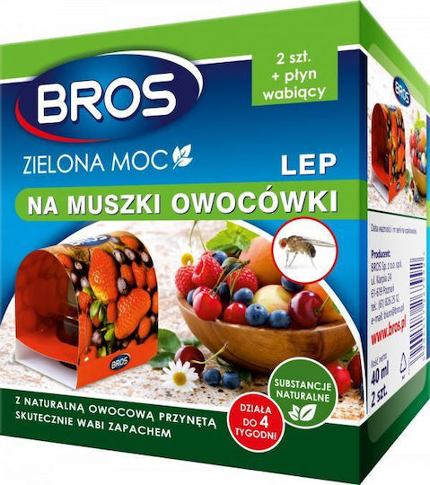 Bros Zielona Moc Flytrap Fruit Flies 2 Pcs