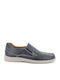 Leder Herren Freizeitschuhe Anatomisch Blaue