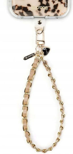 Crong Phone Charm Lanyard Phone Pendant Beige Twist Crgphch17