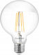 Lumiled Λάμπα LED 8W για Ντουί E27 και Σχήμα G95 Θερμό Λευκό 880lm