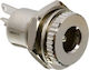 Set 10 Dc 5.5 × 2.5 Mm Metall Stecker Panelmontage Strom Verbindung