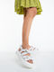Women's White Flat Sandals