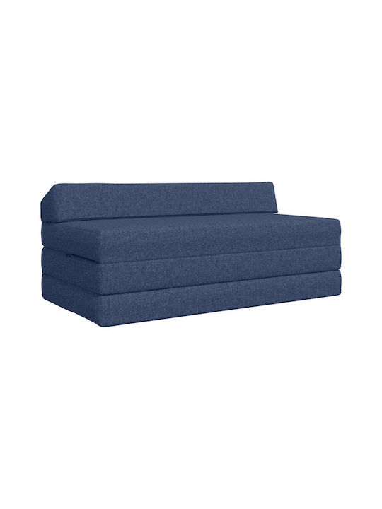 Doppelsitzer Sofa Bett Blau 120x60x49cm