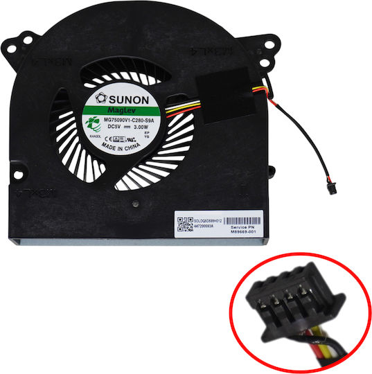 Laptop Fan Cpu Cooling Fan Hp Pavilion Aio 27-ca 27-cb 24-cb 24-ca M89669-001 Tpc-0087-27 Mg75090v1-c280-s9a Bsb0905hb-00 S0ldq5d599h012 4pin Code 81705