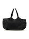 Leder Damen Schultertasche Blau