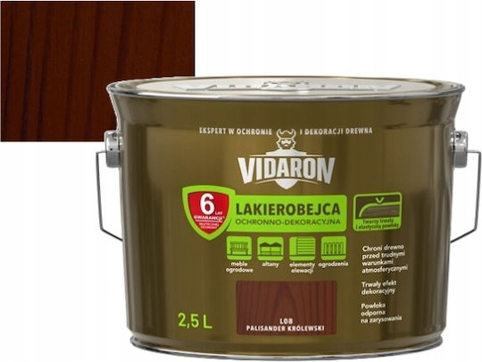 Vidaron Impregnation Varnish Water Rosewood Gloss 2.5lt