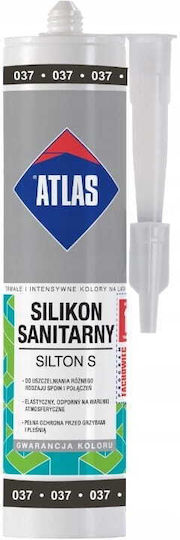 Atlas Silicon Sanitar Flexibil 280 Ml Grafit