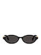 Dior Women's Sunglasses with Black Horn-Rimmed Frame and Black Lens DIORTREASUR R1I 10A0
