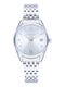 Radiant Damenuhr 35mm Batterie mit Silber Metall-Armband