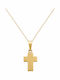 Atofio Kosmima Gold Cross 9K with Chain