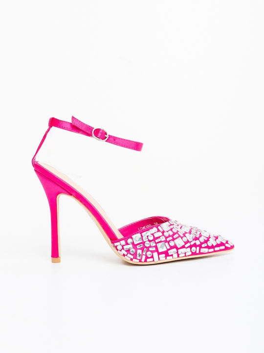 Pantofi cu Toc Ascuțiți cu Toc Înalt Fuchsia