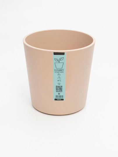 Micplast Flower Pot Elegance Round 30 Beige
