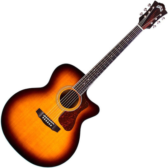 Guild Полуакустична Китара F-250ce Deluxe Burst
