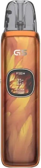 Uwell Caliburn G5 Pod-Bausatz 3ml mit Integrierter Batteriekapazität 1600mAh Orange Federn