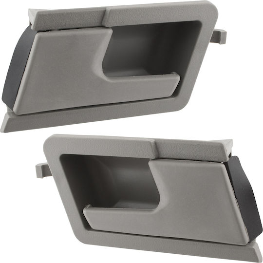 Vw T4 Transporter 90-03 Front Inner Door Handle Gray Left + Right 2 Pcs Set