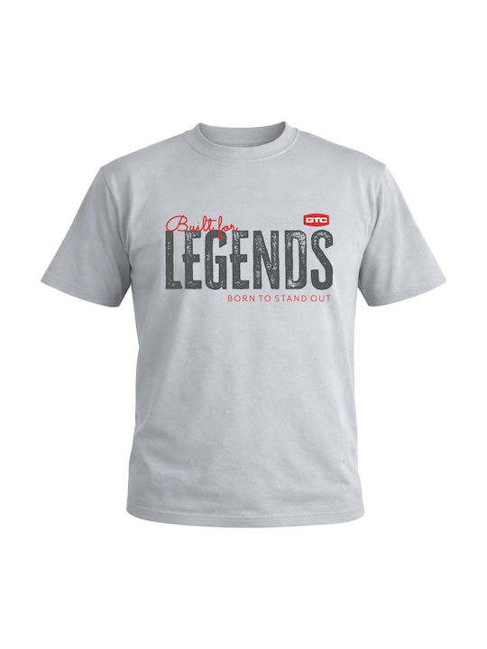 Gtc Tricou Mâneci Scurte Legend Gri 2XL