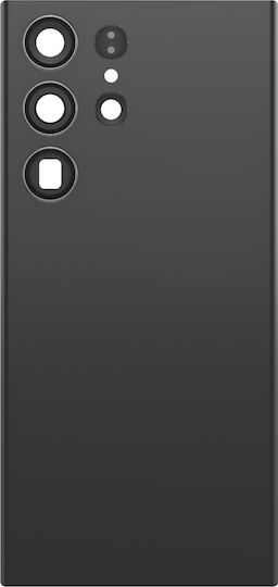 Clappio Replacement Battery Cover Galaxy S23 Ultra Integrated Adhesive Black