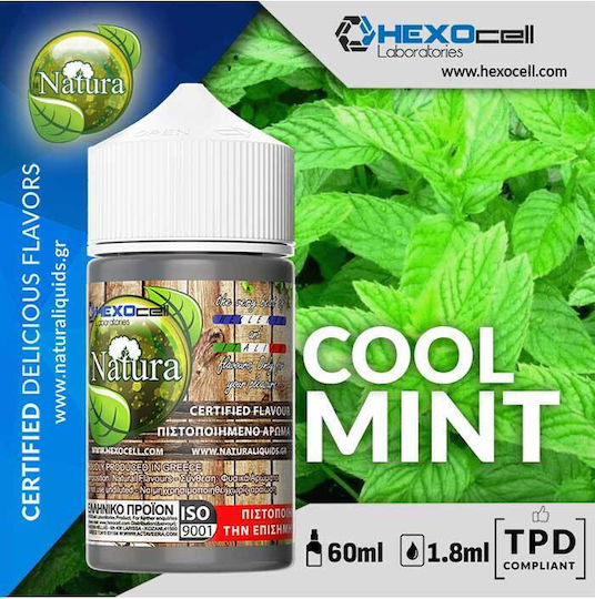 Hexocell Flavor Shot Cool 1.8ml/60ml 1τμχ Δροσερή Μέντα