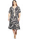 Summer Midi Dress for Wedding - Christening Black