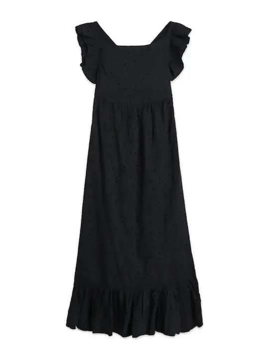 Anglaise Maxi Dress Meteorite