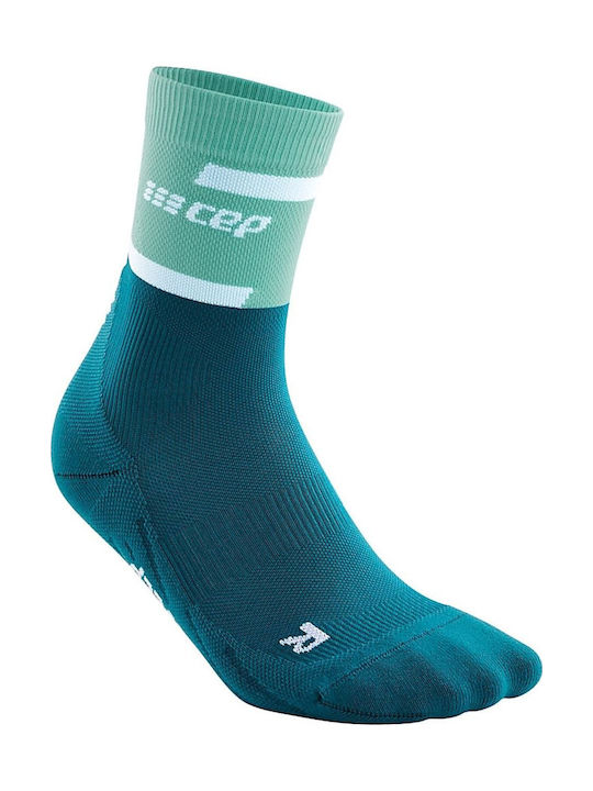 CEP Mid Cut Running Κάλτσες Μπλε 1 Ζεύγος