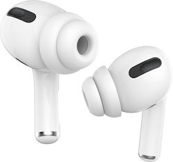 AHAstyle PT99-2 Large Καλύμματα Σιλικόνης σε Λευκό χρώμα για Apple AirPods Pro