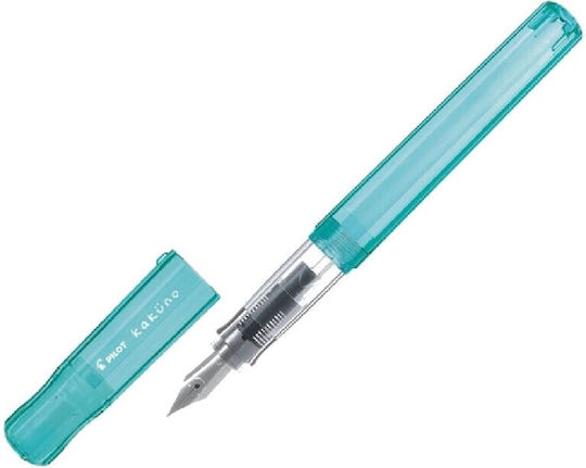 Pilot Πένα Γραφής Medium Διάφανη με Πράσινο Μελάνι